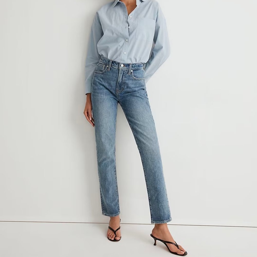 NWT | Madewell | Perfect vintage jean in heathcote wash | size 33 tall